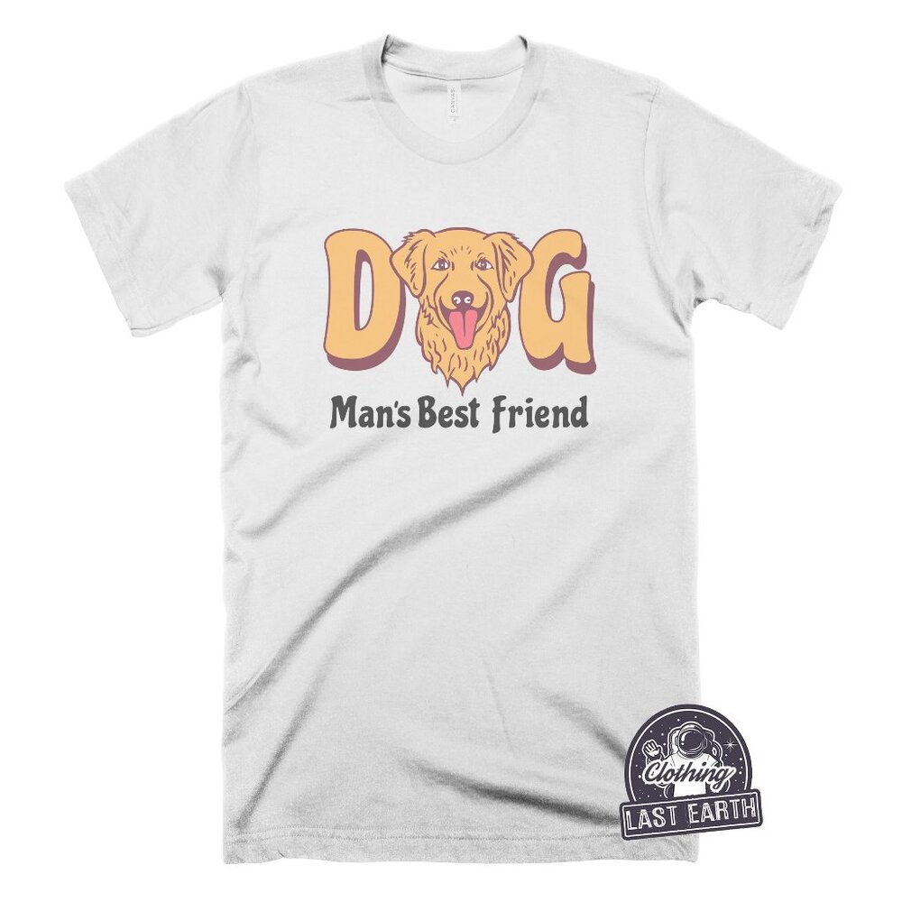 Man's Best Friend T-Shirt Golden Retriever Shirt Dog Lovers Gift Vintage Tshirt